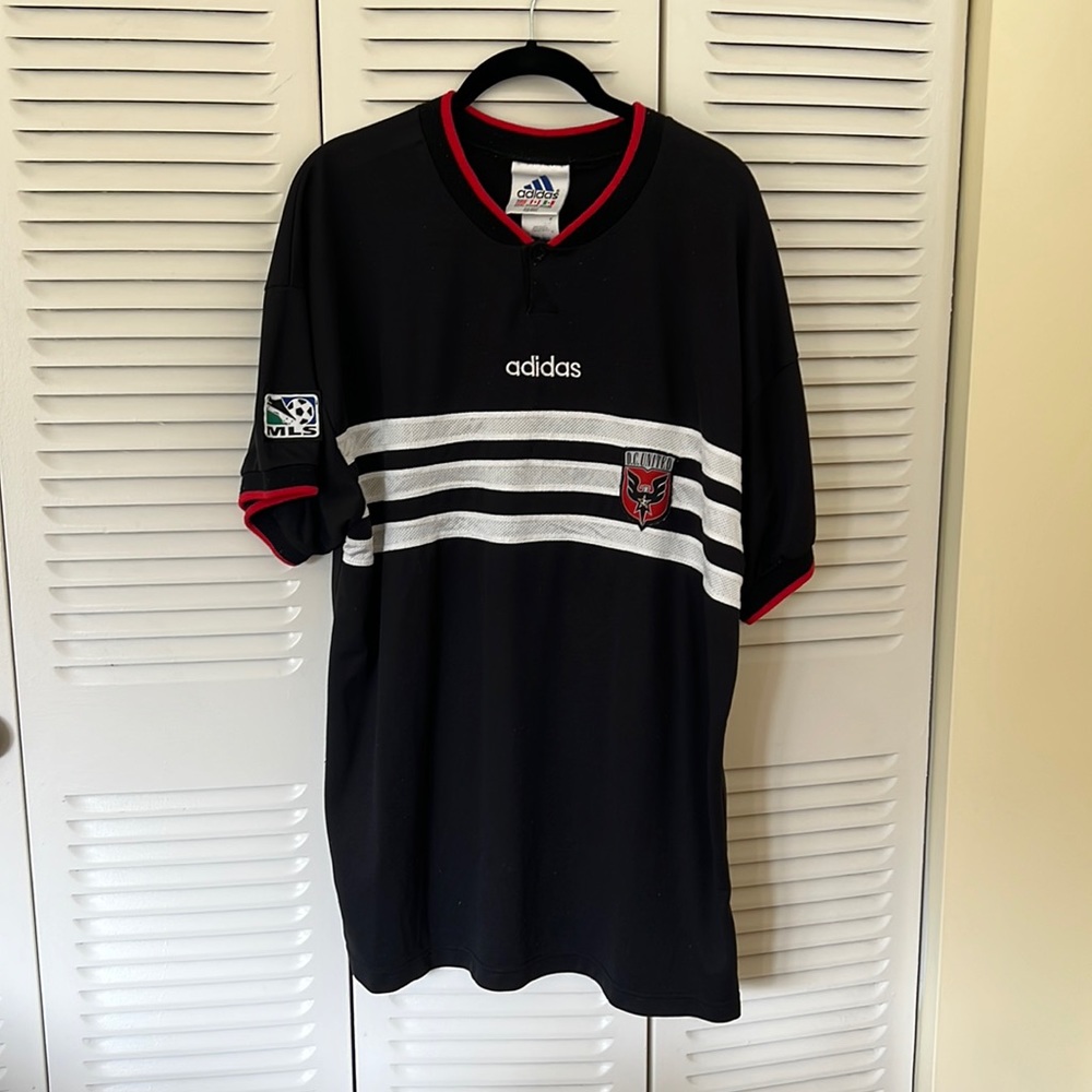MLS DC United Soccer Adidas soccer jersey